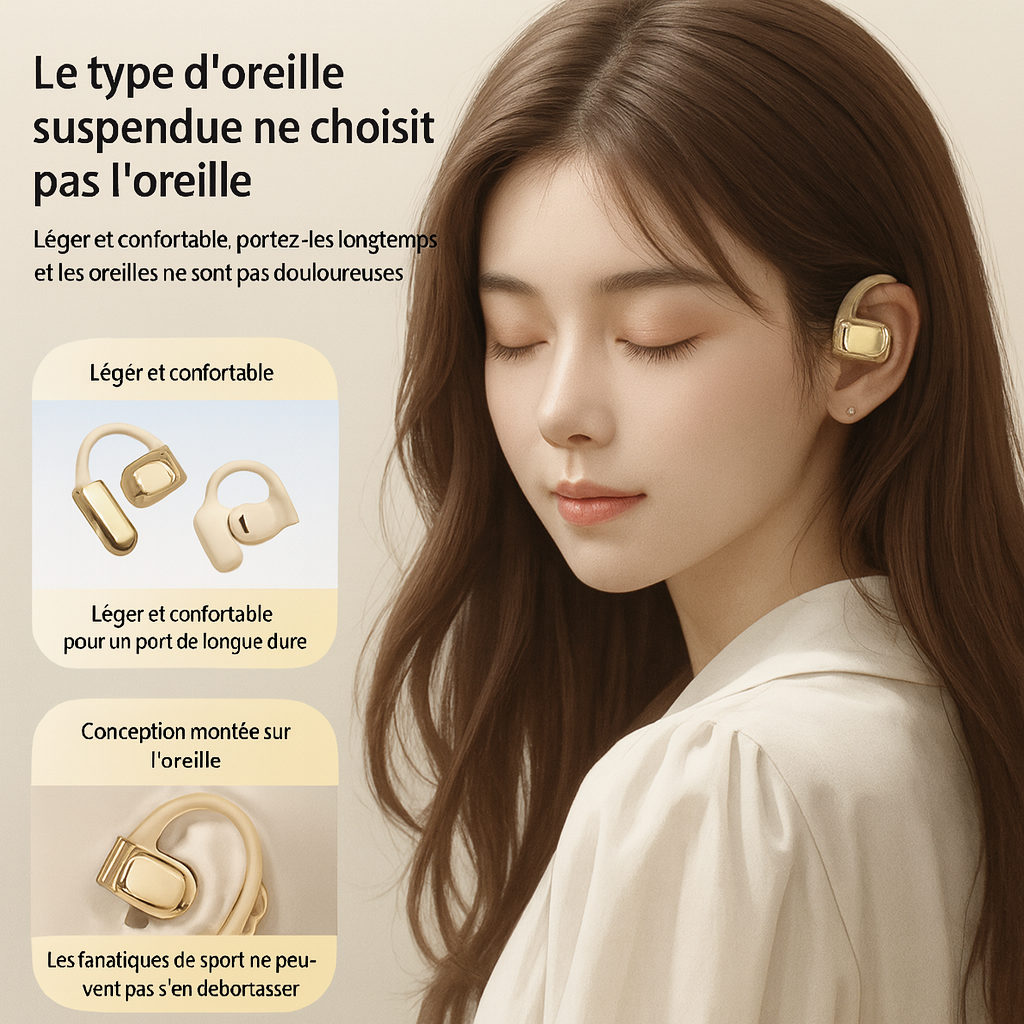 ✨ Écouteurs OWS M62 Open Ear : La Révolution de l'Écoute Confortable est Là
