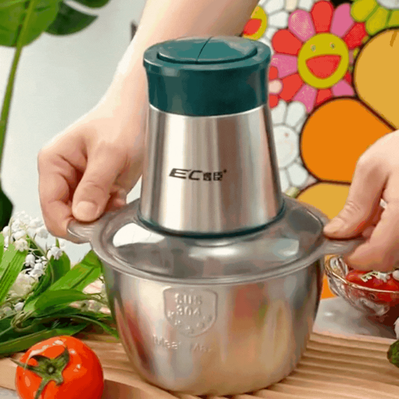 Hachez, mixez, gagnez du temps : Le hachoir électrique indispensable |6 LITRES