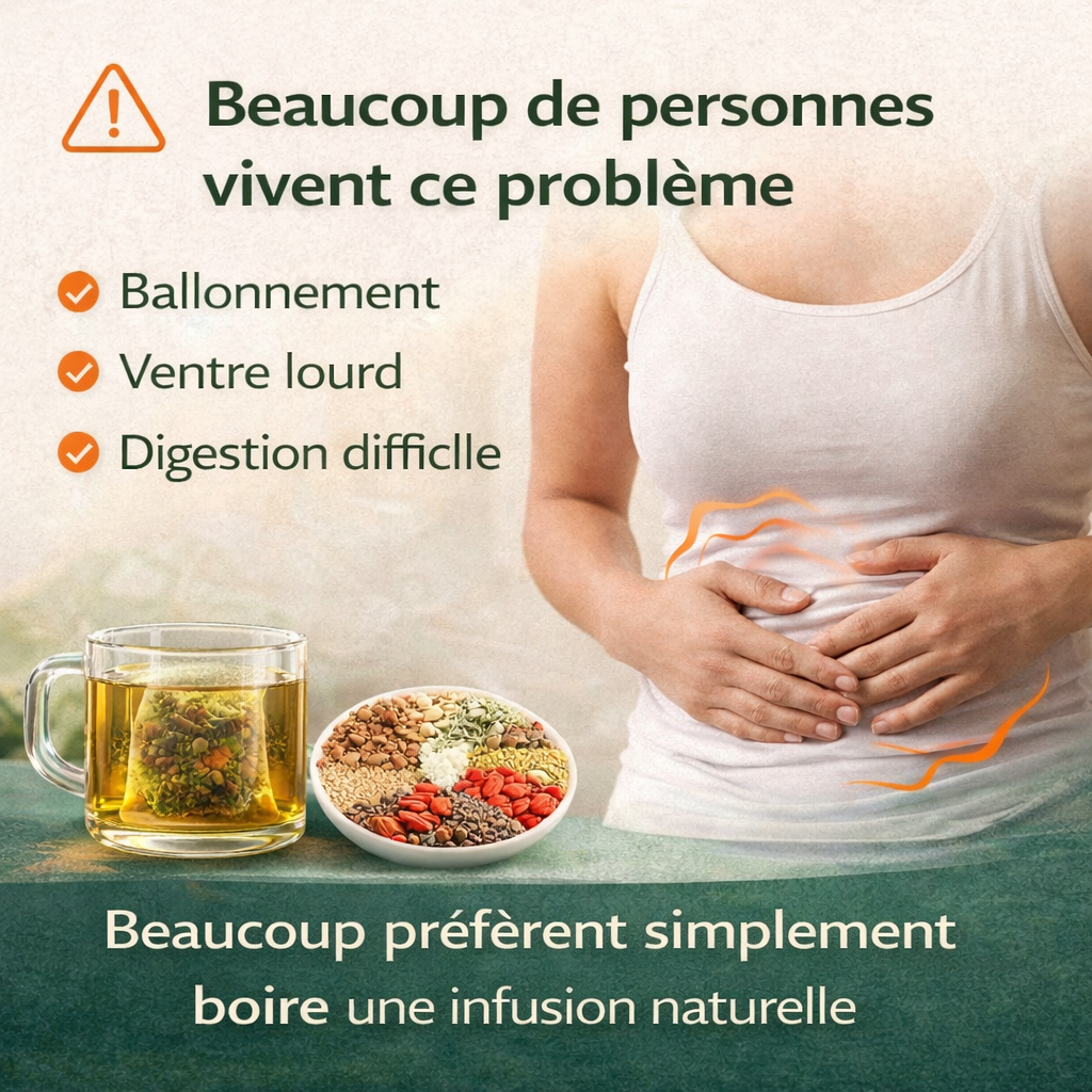 Nettoyez votre corps naturellement avec le Thé aux 18 Plantes