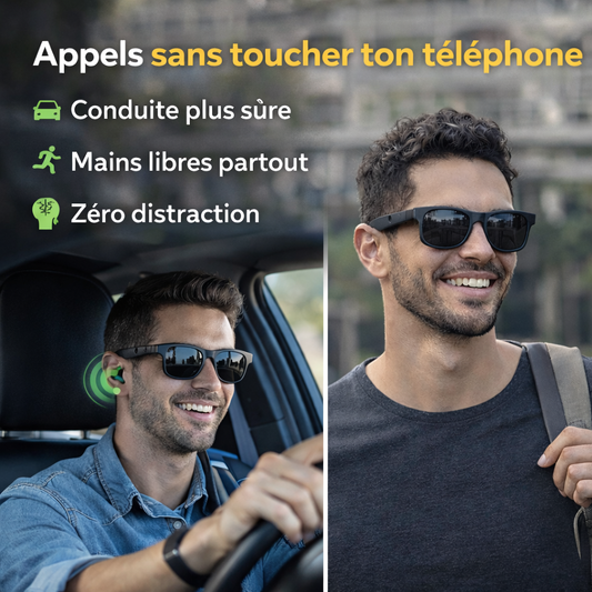 🕶️ Lunettes Intelligentes Connectées Technologie discrète. Liberté totale. Style premium.