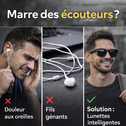 🕶️ Lunettes Intelligentes Connectées Technologie discrète. Liberté totale. Style premium.