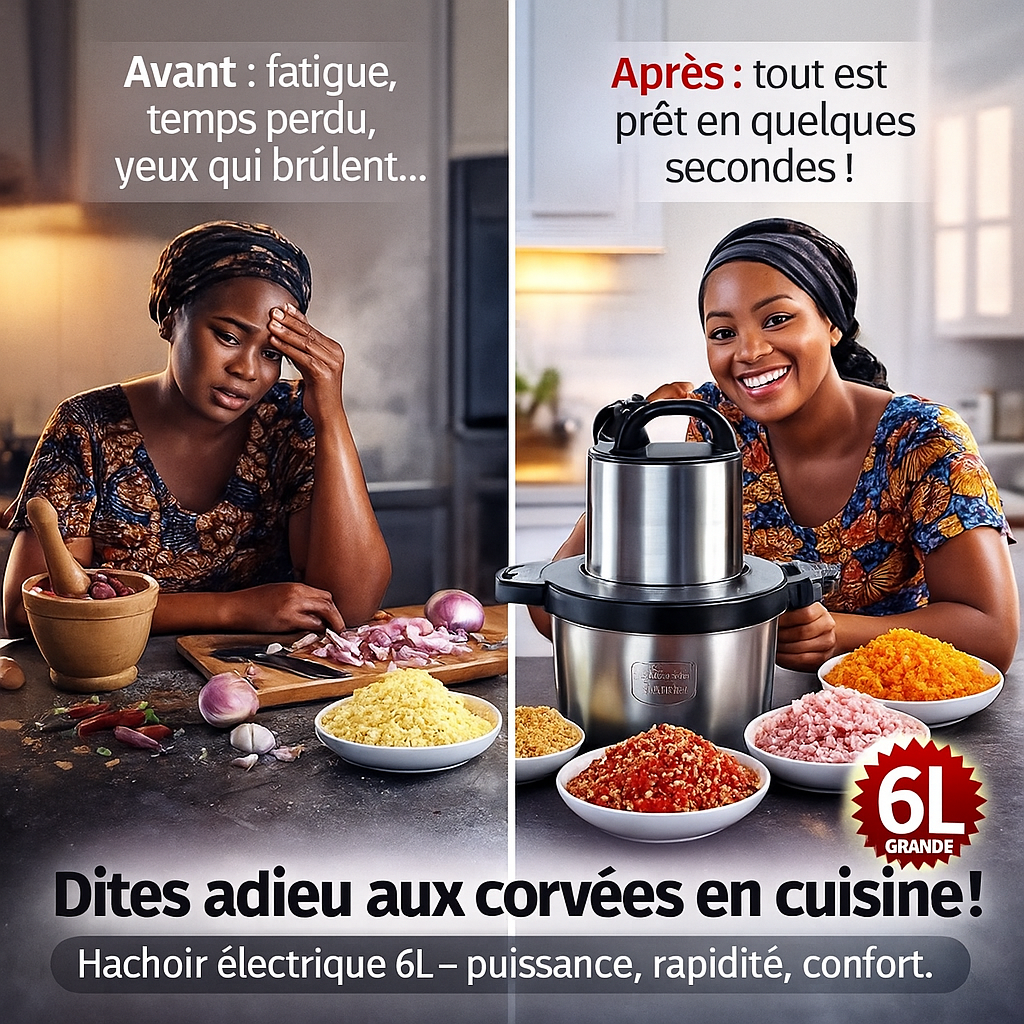 HACHOIR ÉLECTRIQUE INOX 2000W