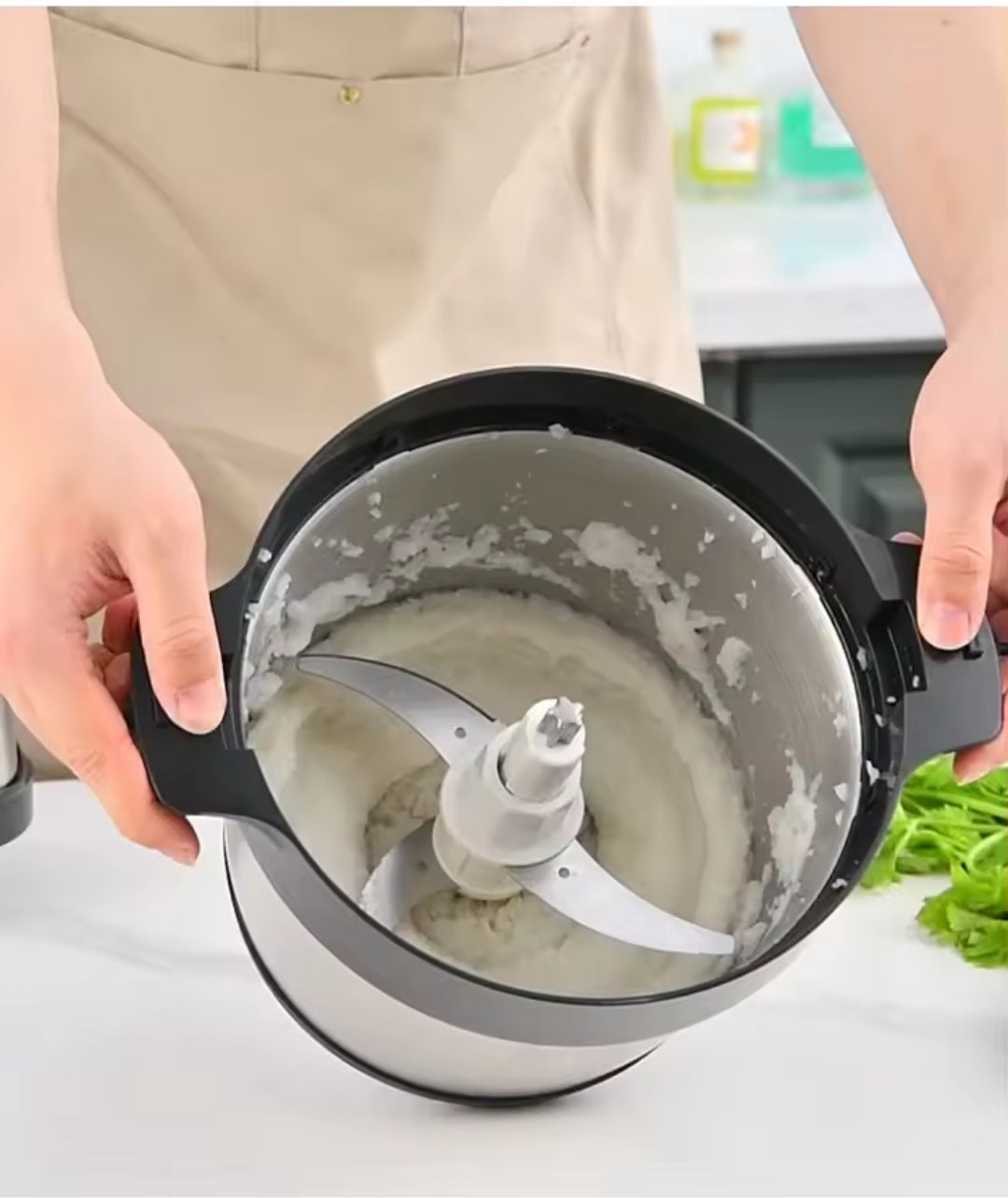 Hachez, mixez, gagnez du temps : Le hachoir électrique indispensable |6 LITRES