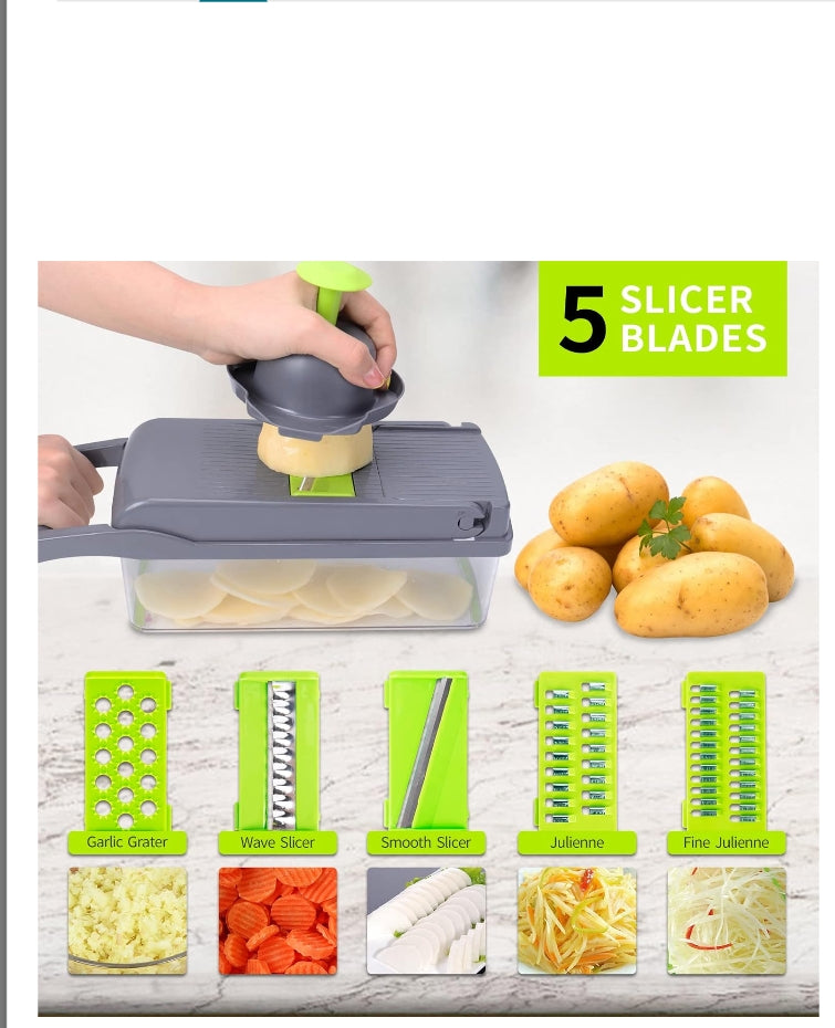 Coupe-Légumes Multifonction – Découpe Rapide & Sans Effort