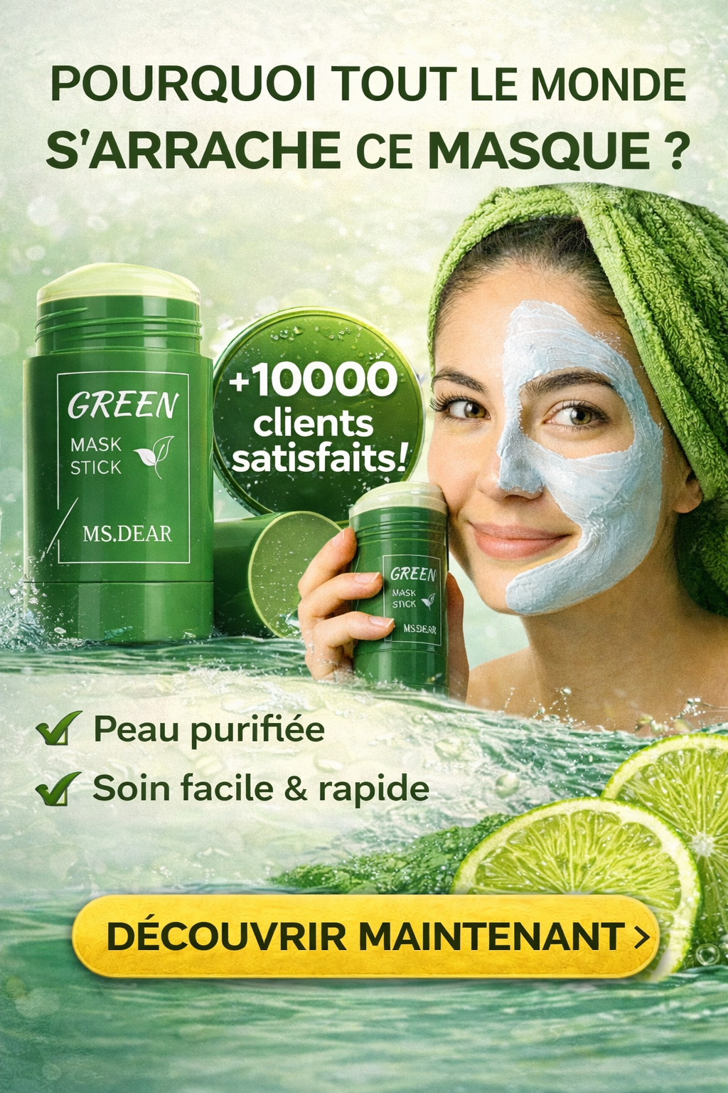 GREEN MASK STICK – AU THÉ VERT